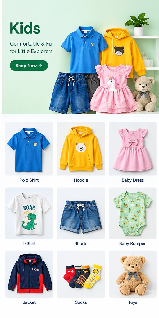 Kids apparel sourcing